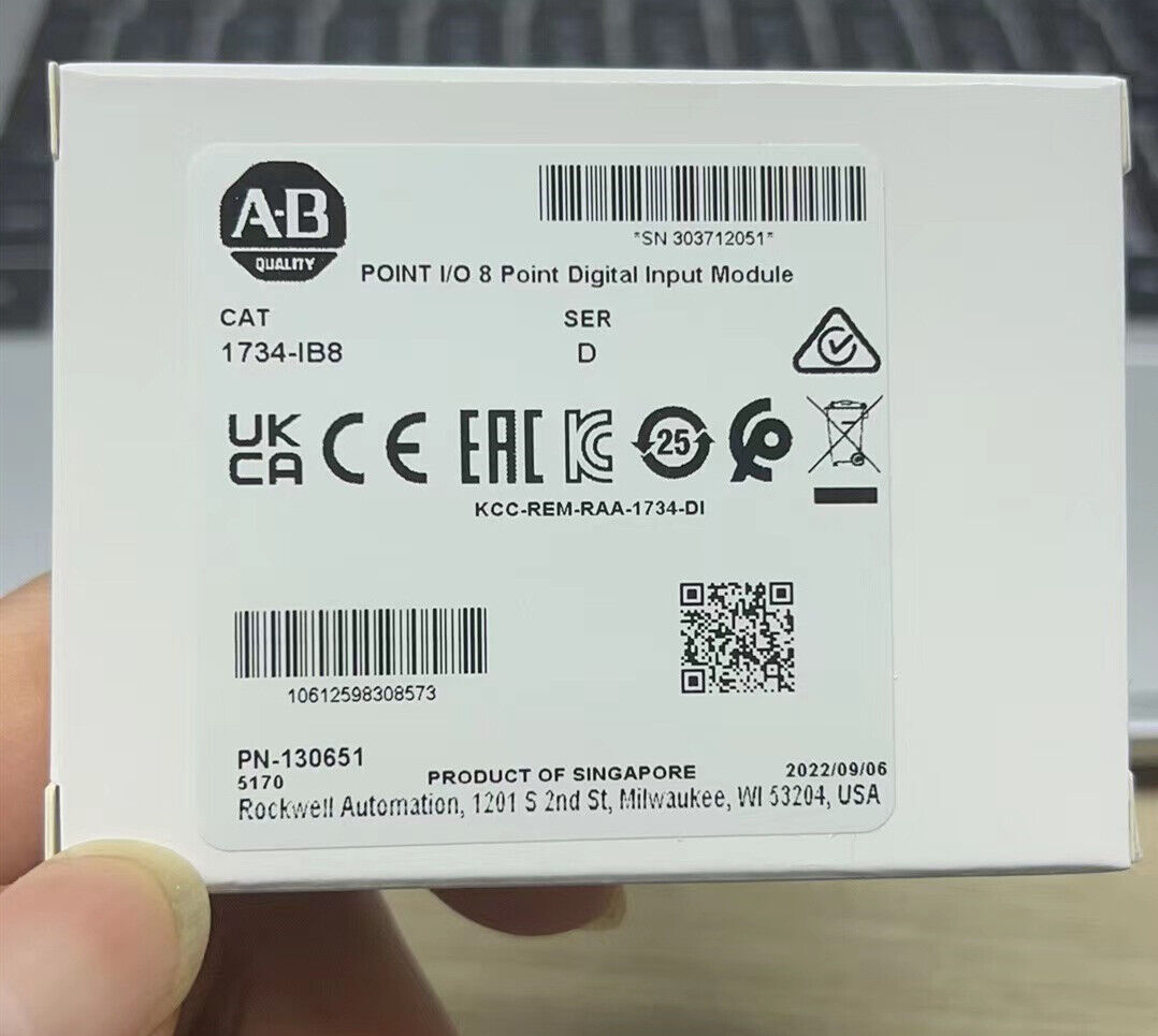 Allen-Bradley 1734-IB8 POINT Digital DC Eingangsmodul 24V DC 8Ch Spüle, Serie D