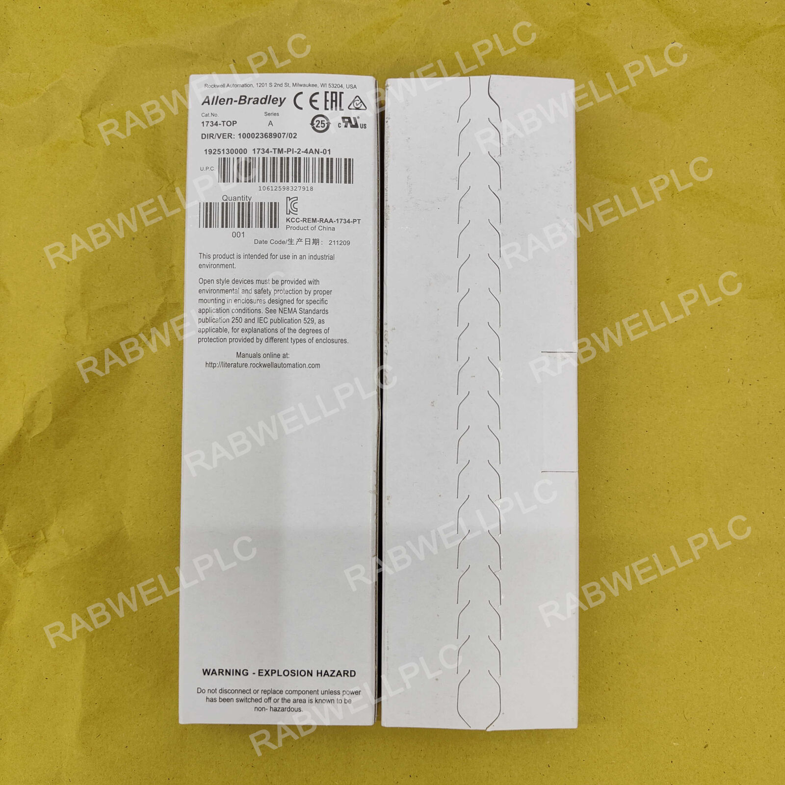 Allen-Bradley 1734-TOP POINT I/O einteilige Klemme mit Schraubklemme, A