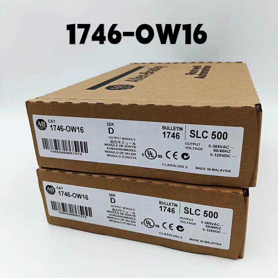Allen-Bradley 1746-OW16 SLC 500 16-Channel Relay Output Module, Series D
