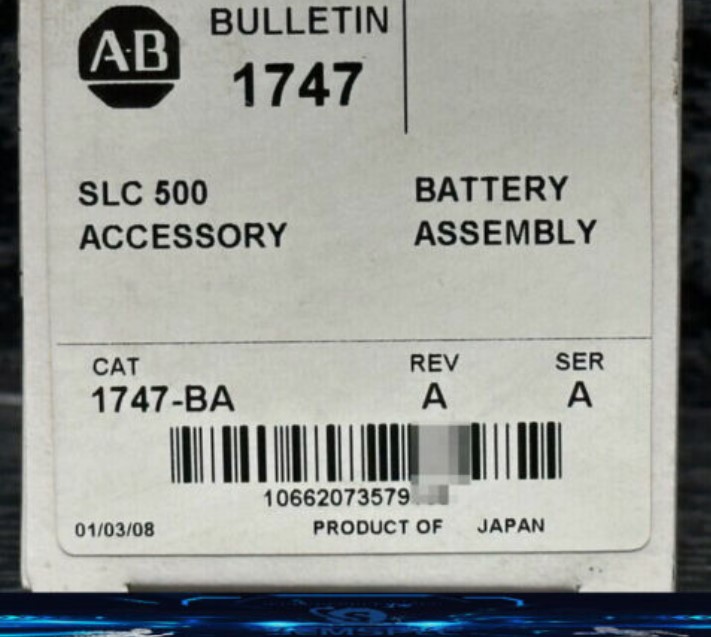 Allen-Bradley 1747-BA SLC 500 Lithium-Batterie für RAM Speicher Retention, Serie A