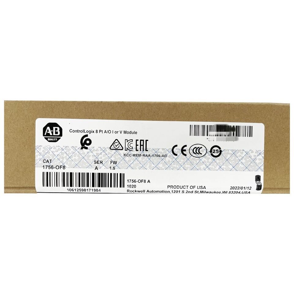 Allen-Bradley 1756-OF8 ControlLogix 8 Strom/Spannung Analog Ausgangsmodul, A