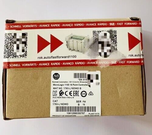 Neu Allen-Bradley MicroLogix 1100 16-Punkt Controller 1763-L16DWD Ser B