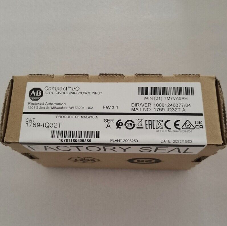 Allen-Bradley 1769-IQ32T CompactLogix 32-Punkt 24VDC Single Wide Input Module, A