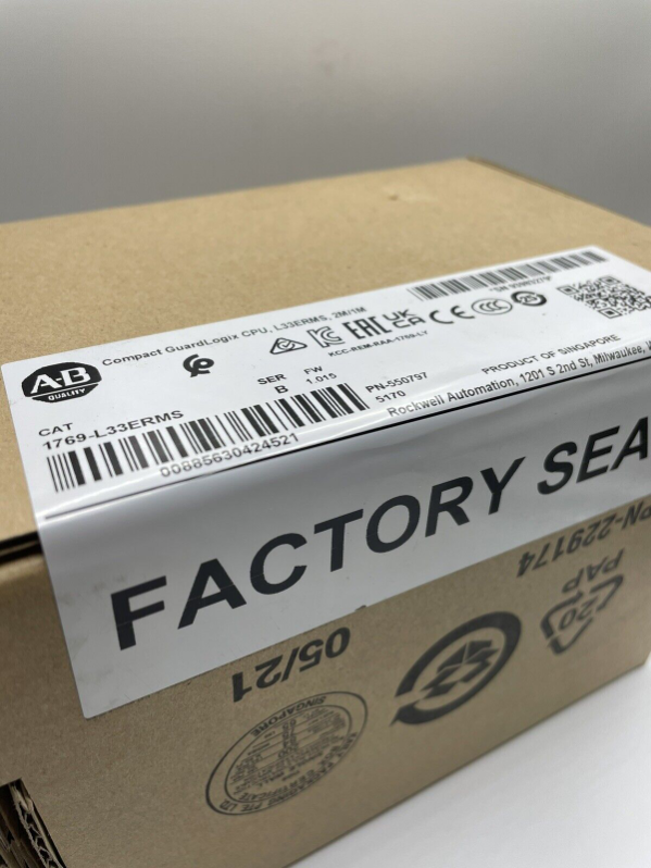Allen-Bradley 1769-L33ERMS GuardLogix 5370 Ethernet Controller 3MB Speicher, Ser B