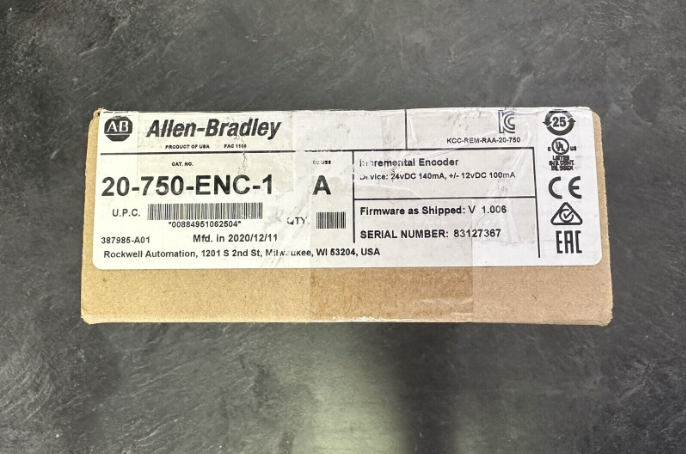 NEU versiegelter ALLEN BRADLEY 20-750-ENC-1 INCREMENTAL ENCODER POWERFLEX 750