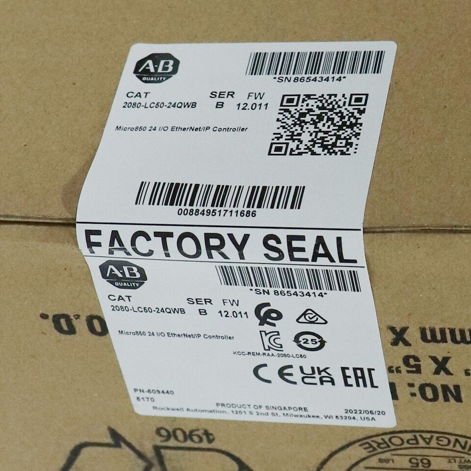 Allen-Bradley 2080-LC50-24QWB Micro850 Controller, 14 AC/DC Eingang, 10 Relais Ausgang, B