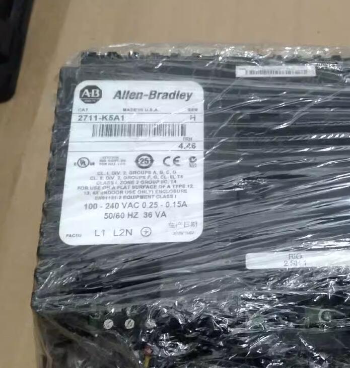 Allen-Bradley 2711-K5A1 PanelView 550 Monochrome/Keypad/RIO/RS232-Printer AC, H