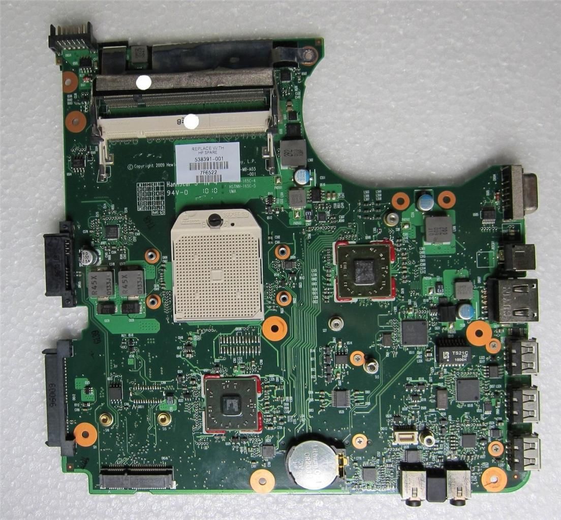 HP Compaq 515 615 AMD 538391-001 laptop motherboard fully