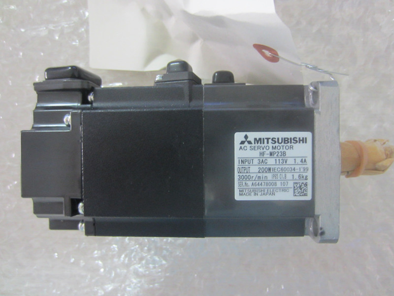 Mitsubishi HF-MP23 Wechselstrom-Servomotor 1,6 A 200 W 0,64 NM 3000 U/min
