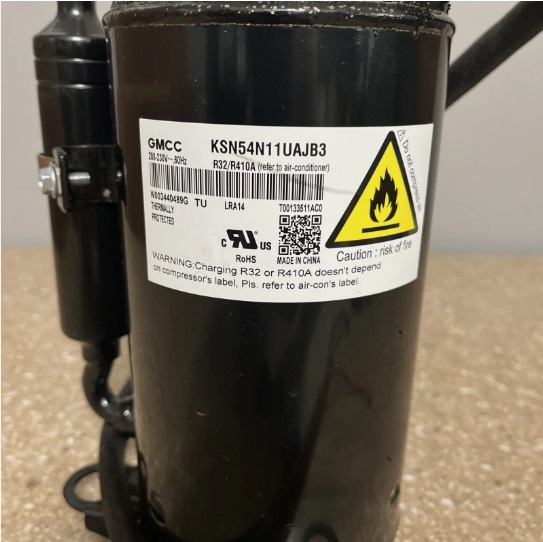 GMCC KSN54N11UAJB3 208–230 V 60 Hz R32/R410A LRA 14 Kompressor