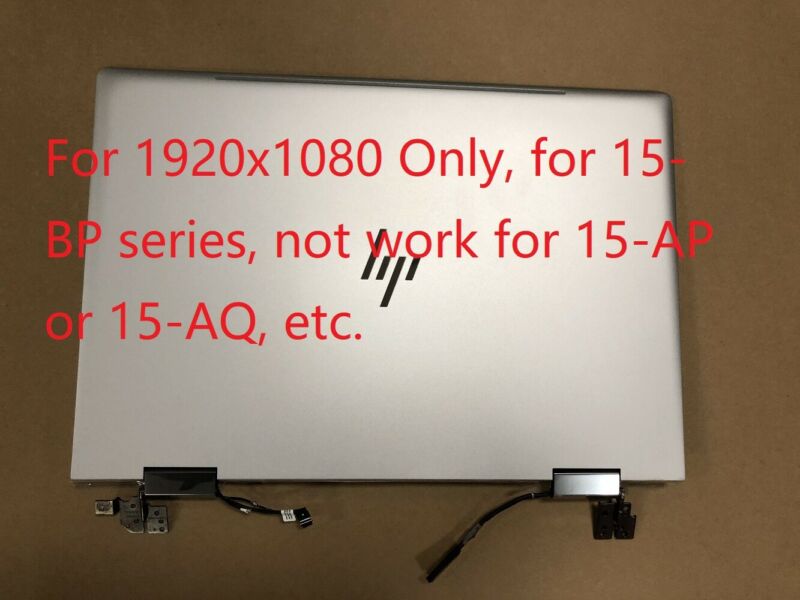 15.6 FHD Full Silver LCD-Touchscreen für HP Envy X360 15-BP 15M-BP
