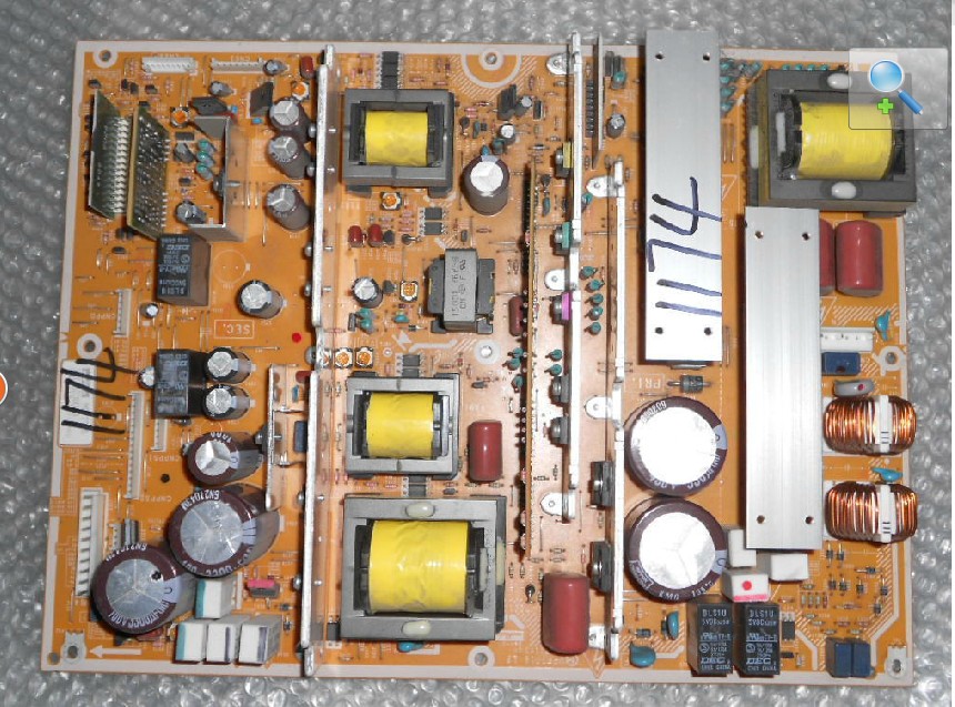 Hitachi 50PD9900TC MPF7716 MPF7716LF Netzteilplatine