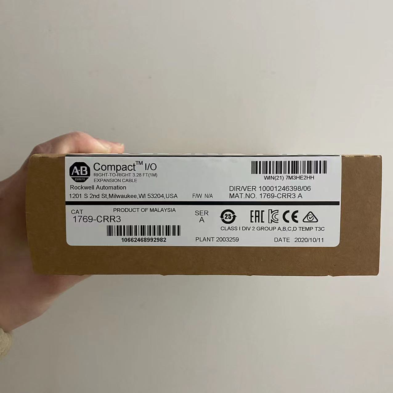 Neues CompactLogix I/O 1769-CRR3 1769-CRR3 Ser A Modul 1 Jahr Garantie#RX