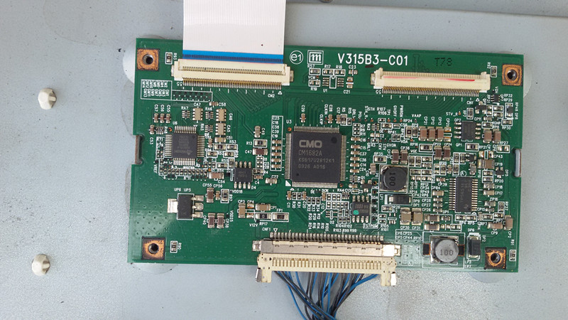 Ursprüngliche T-CON-Logikplatine V315B3-C01 TLM32V68 / 32V88 ersetzt RSA