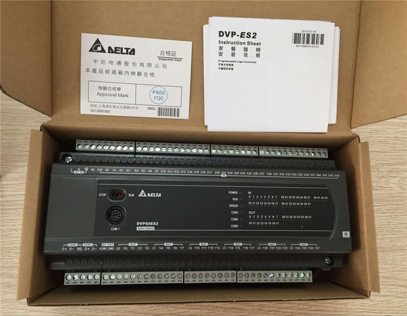 DVP60ES200R Delta ES2 Serie Standard-SPS DI 36 DO 24 Relais 100-240V AC Neu
