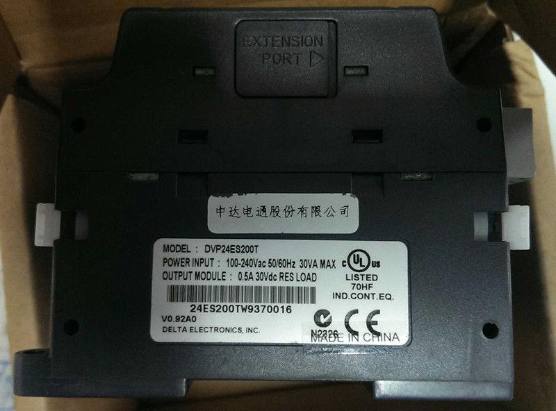 DVP24ES200T Delta ES2 Series Standard PLC DI 16 DO 8 Transistor 100-240V