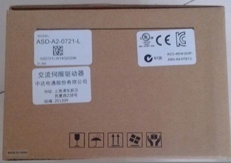 ECMA-CA0807SS+ASD-A2-0721-L DELTA Servomotor-Treiber-Kits 0,75kw 3000rpm