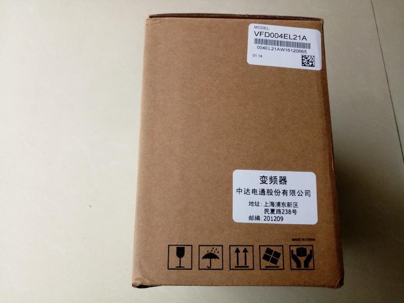 VFD004EL21A DELTA VFD Inverter Frequenzumrichter 400 W 0,5 PS 1 PHASE 220V