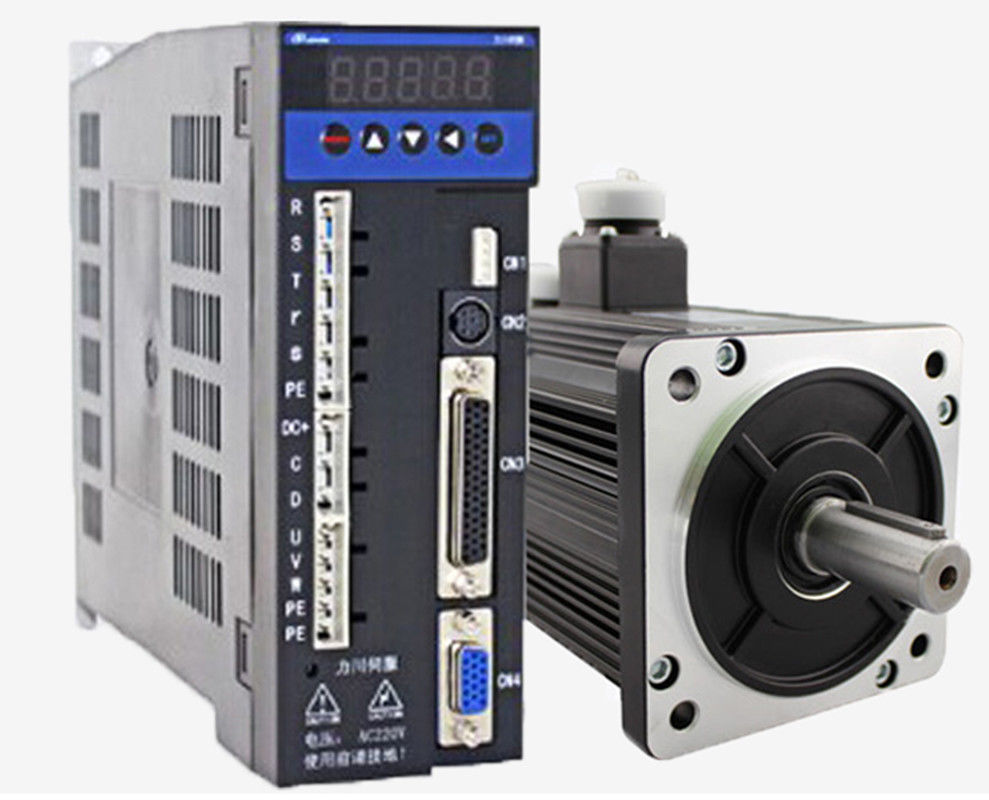 3 Phasen 220 V 1500 W 1,5 kW 5 Nm 3000 U/min 110 mm AC-Servomotor-Antriebssatz 2500