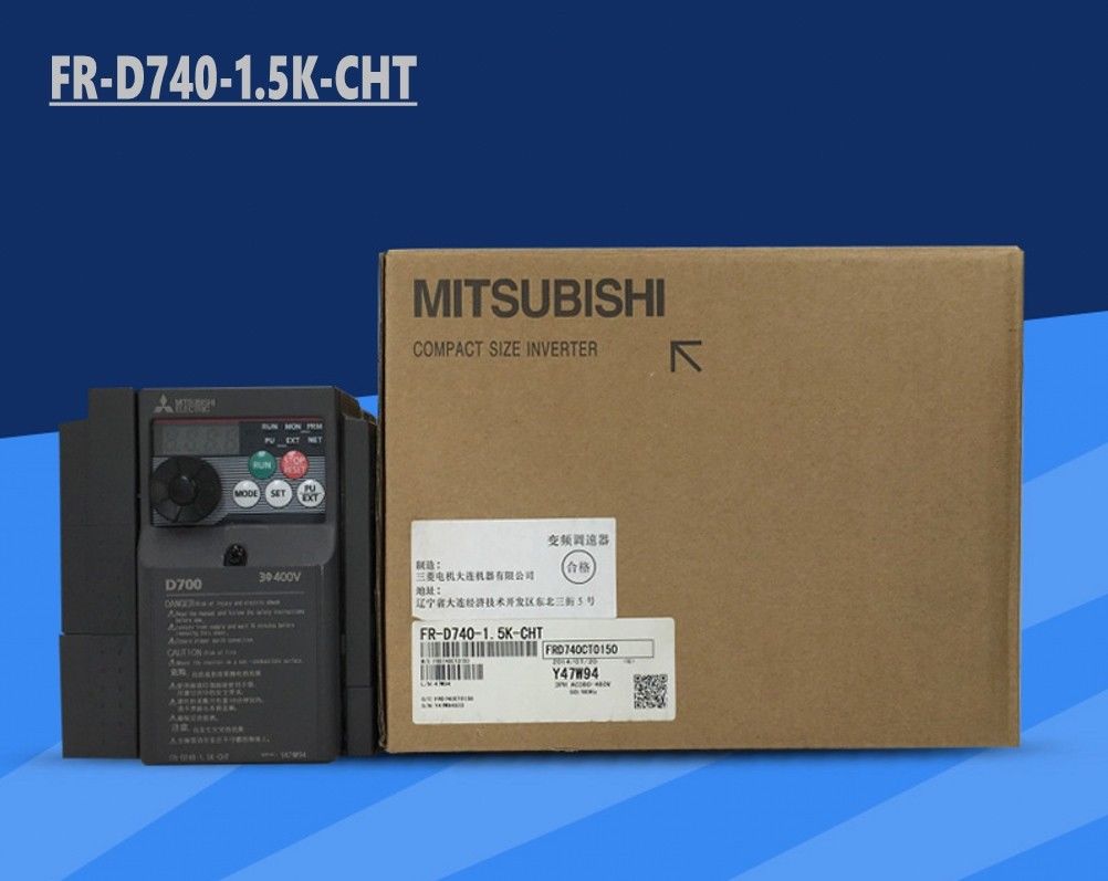 Nagelneu MITSUBISHI Wechselrichter FR-D740-1.5K-CHT In Box FRD7401.5KCHT