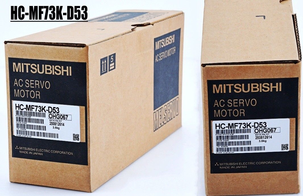 Brandneuer Mitsubishi Servomotor HC-MF73K-D53 750W 3000RPM