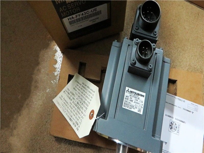Mitsubishi-Servomotor HA-FF43C-UE 400 W, 3000 U/min, dreiphasig, 126 V, 2,5 A