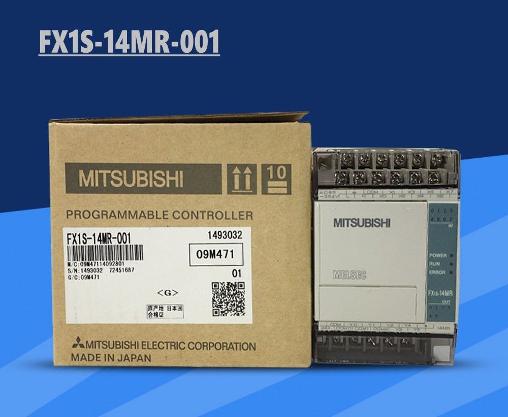 Brandneu MITSUBISHI PLC FX1S-14MR-001 In Box FX1S14MR001