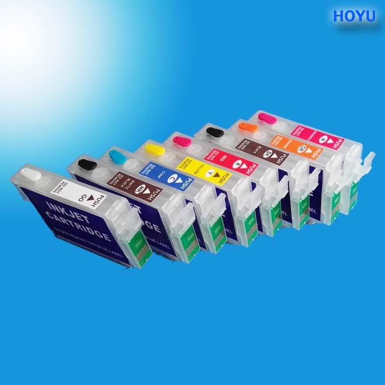 Leere nachfüllbare Tintenpatrone für Epson Stylus Photo R2000 Drucker mit ARC