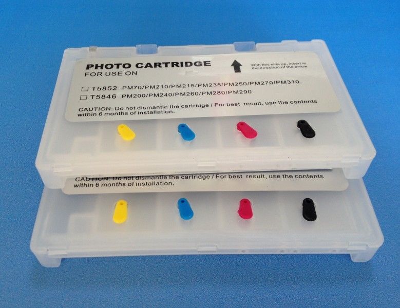 10x T5846 nachfüllbare Patrone mit ARC für PictureMate PM225 PM200 PM300 PM240