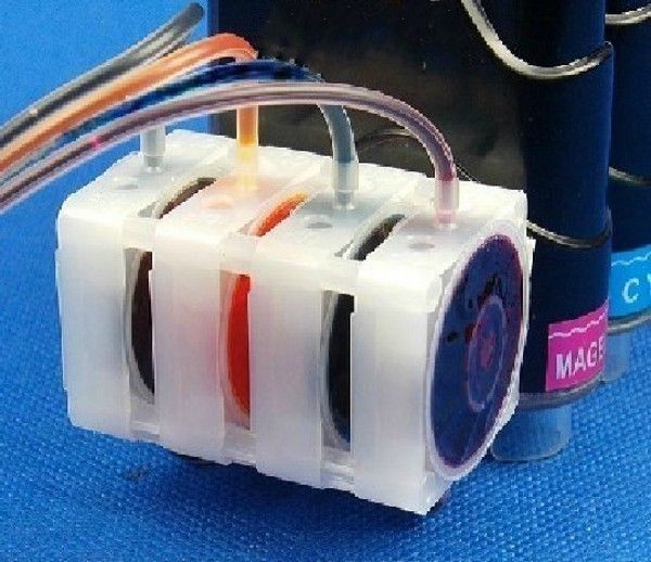 10 Sets 4-Farben-CISS-Dämpfer; CISS-Einwegventil für DIY-CISS der HP- und Canon-Serie