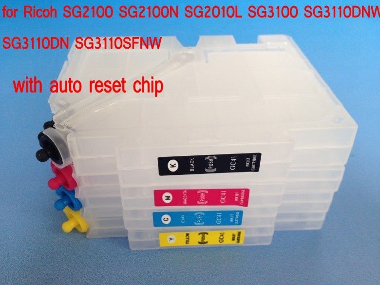 GC41 nachfüllbare Patrone für Ricoh SG2100 SG2100N SG2010L SG3100 SG3110DNW