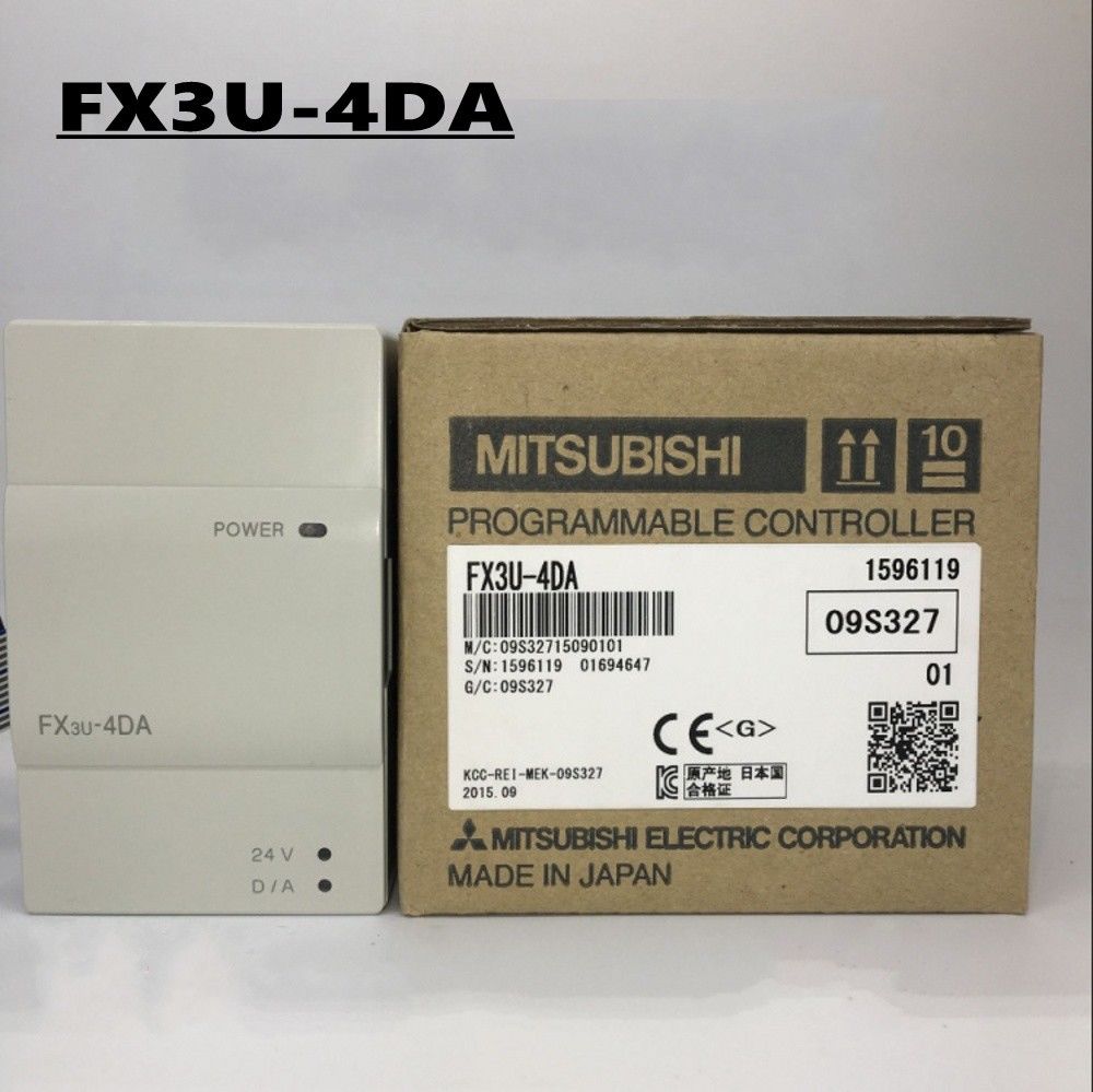 Original neue MITSUBISHI PLC FX3U-4DA In Box FX3U4DA