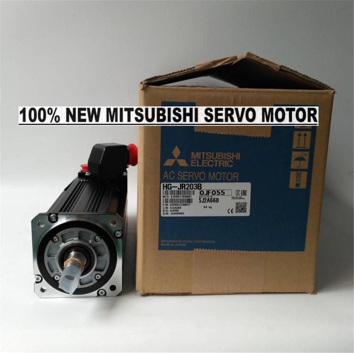 NEUER Mitsubishi Servomotor HG-JR203B im Kasten HGJR203B